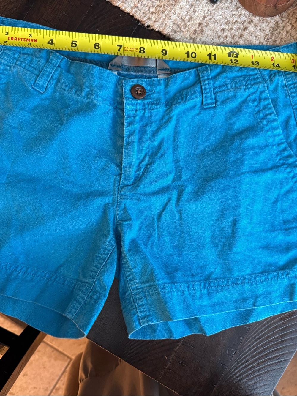 The North Face Women’s Turquoise Flat-Front Shorts